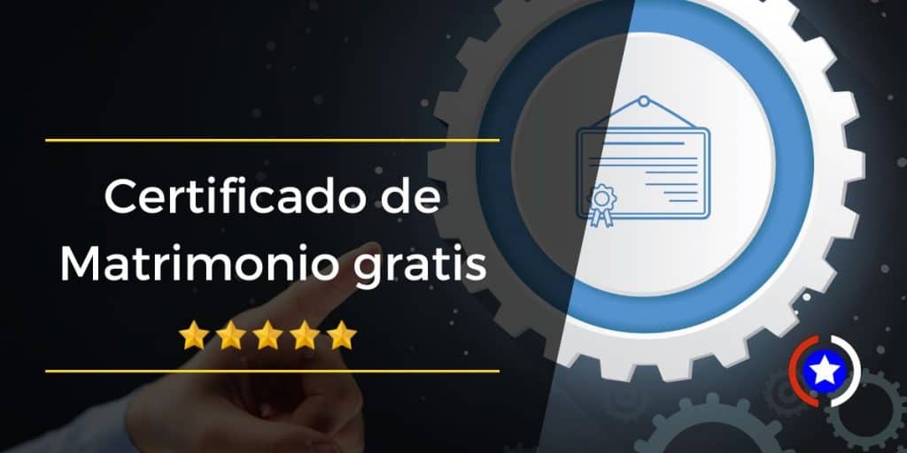 obtener certificado matrimonio gratis