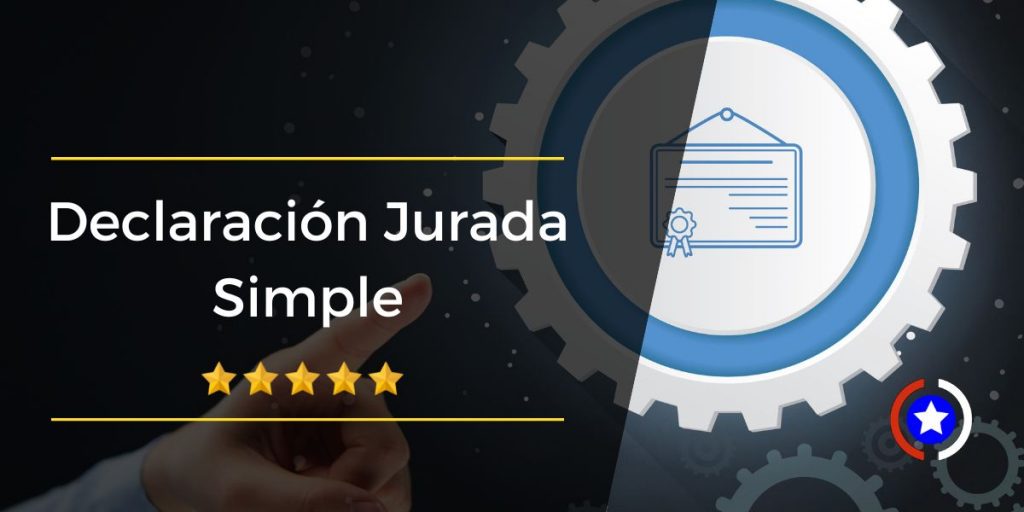 obtener declaracion jurada simple